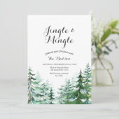 Invitation de Noël Jingle & Mingle (Debout devant)