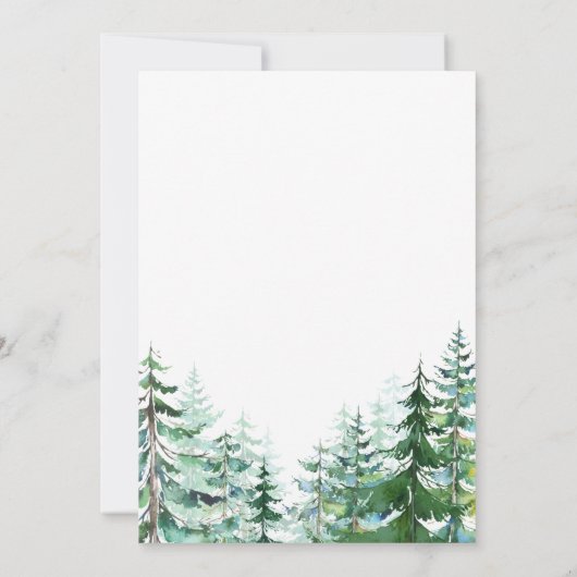 Invitation de Noël Jingle & Mingle (Dos)