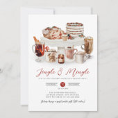 Invitation de Noël Jingle & Mingle (Devant)