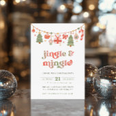 Invitation de Noël Jingle & Mingle