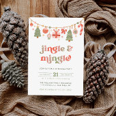Invitation de Noël Jingle & Mingle