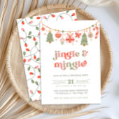 Invitation de Noël Jingle & Mingle