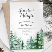 Invitation de Noël Jingle & Mingle