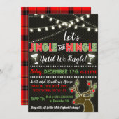 Invitation de Noël Jingle & Mingle (Devant / Derrière)