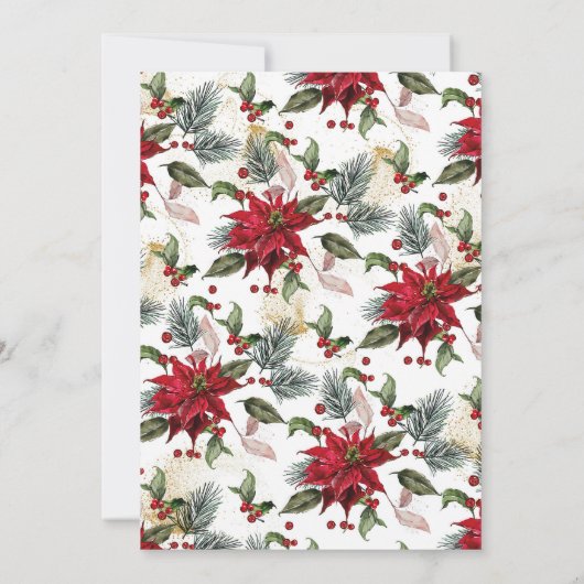 Invitation de Noël Jingle & Mingle (Dos)