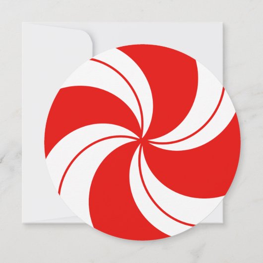 Invitation de Noël Jingle & Mingle Peppermint (Dos)