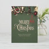 Invitation de Noël, Joyeux Noël (Debout devant)