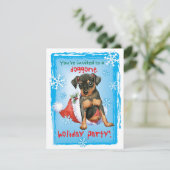 Invitation de Noël Min Pin (Debout devant)