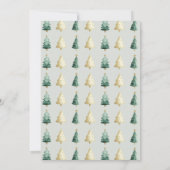 Invitation de Noël moderne (Dos)