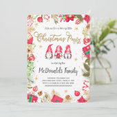 Invitation de Noël modifiable (Debout devant)