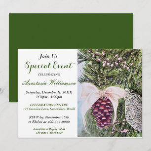 Invitation de Noël Open House