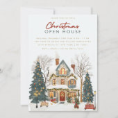 Invitation de Noël Open House (Devant)
