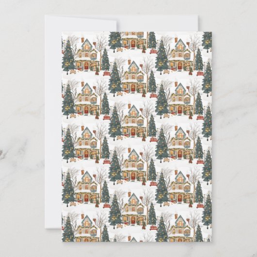 Invitation de Noël Open House (Dos)