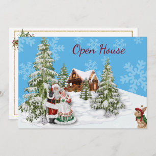 Invitation de Noël Open House
