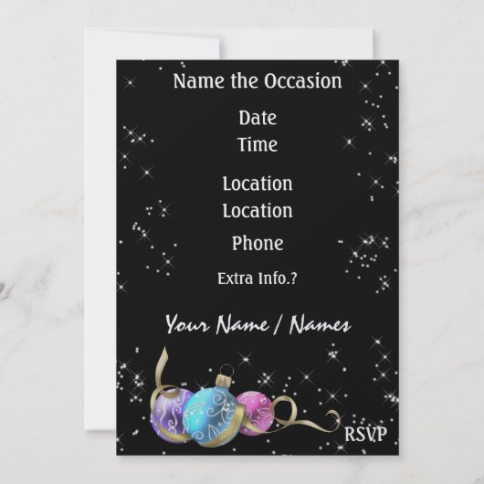 Invitation de Noël par SRF (Dos)