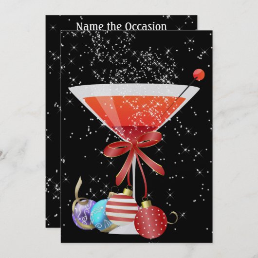 Invitation de Noël par SRF (Devant / Derrière)