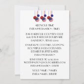 Invitation de Noël Patriotic Deco USA (Dos)