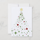 Invitation de Noël – Père Noël et Renne Hiver (Dos)