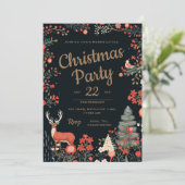 Invitation de Noël personnalisée (Debout devant)