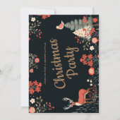 Invitation de Noël personnalisée (Dos)