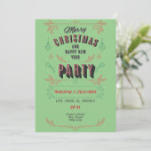 Invitation de Noël. Personnaliser (Debout devant)