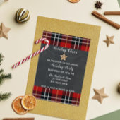 Invitation de Noël portée