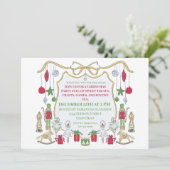 Invitation de Noël pour enfants Ballerina Soldat (Debout devant)