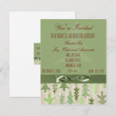 Invitation de Noël - Pour le travail ou le personn (Devant / Derrière)