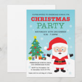 Invitation de Noël pour les enfants (Devant / Derrière)