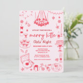 Invitation de Noël pour une joyeuse petite fête (Debout devant)