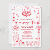 Invitation de Noël pour une joyeuse petite fête (Devant)