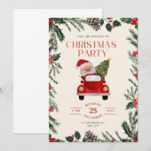 invitation de Noël pour vos amoureux (Devant / Derrière)