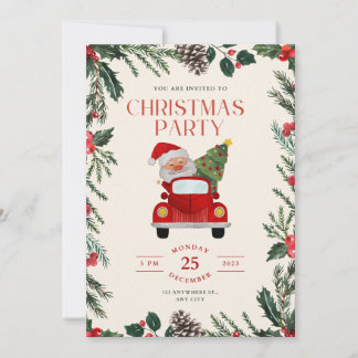 invitation de Noël pour vos amoureux