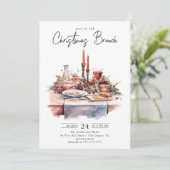 Invitation de Noël rustique (Debout devant)