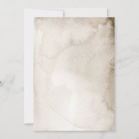 Invitation de Noël rustique (Dos)