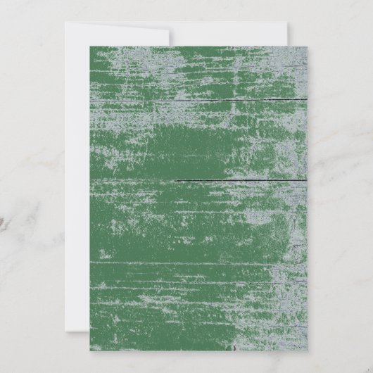 Invitation de Noël rustique (Dos)