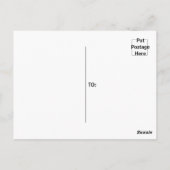 Invitation de Noël Rustique moderne (Dos)