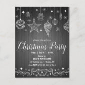 Invitation de Noël Rustique moderne (Devant)