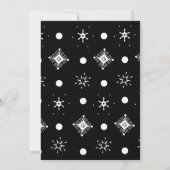 Invitation de Noël Snowman Girl Baby shower (Dos)