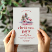 Invitation de Noël tropical