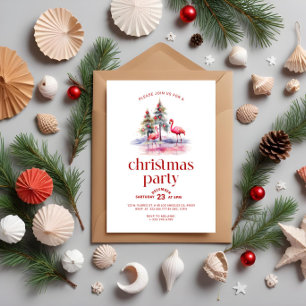 Invitation de Noël tropical