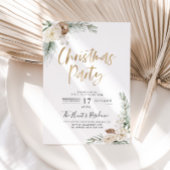 Invitation de Noël Vert moderne Noël