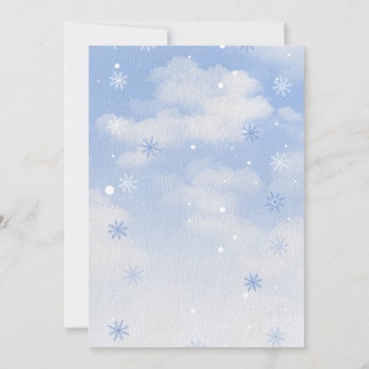 Invitation de Noël Vintage (Dos)