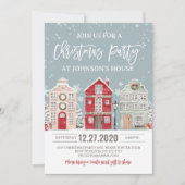 Invitation de Noël Winter Adult Company (Devant)