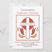 Invitation de nom personnalisable, confirmation de (Devant)