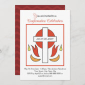 Invitation de nom personnalisable, confirmation de (Devant / Derrière)