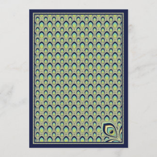 Invitation de Nouveau de paon (marine)
