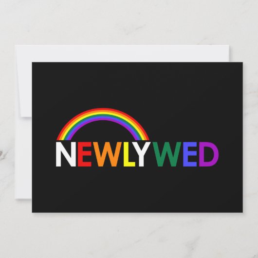 Invitation de NOUVEAUX MARIÉS (Devant)