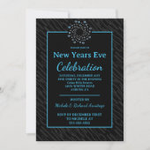 Invitation de Nouvel An Chic (Devant)