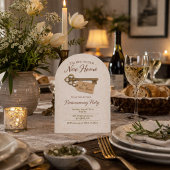 Invitation de nouvelle maison à clé vintage